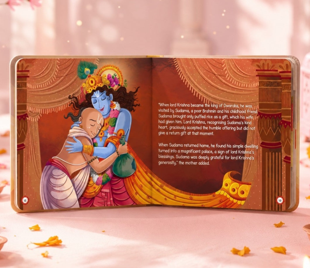 Lil Legends My Little Board Book of Mythological Tales of Lord Krishna for Kids Age 3+ Years | Enchanting Indian Stories with Colourful Illustrations | Hindu Mythology Picture Book