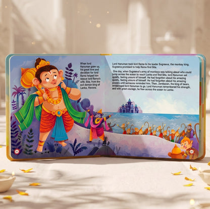 Lil Legends My Little Board Book of Mythological Tales of Lord Hanuman for Kids Age 3+ Years | Enchanting Indian Stories with Colourful Illustrations | Hindu Mythology Picture Book