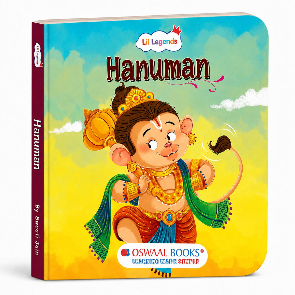 Lil Legends My Little Board Book of Mythological Tales of Lord Hanuman for Kids Age 3+ Years | Enchanting Indian Stories with Colourful Illustrations | Hindu Mythology Picture Book