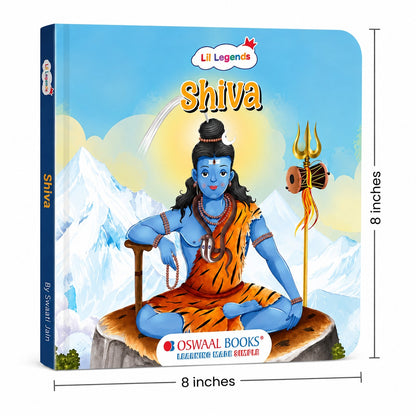 Lil Legends Mythological Tales Blessings of Gods Set of 2 Books for Kids Age 3+ Years - Lord Ganesha & Lord Shiva | Illustrated Hindu Mythology Stories for Children