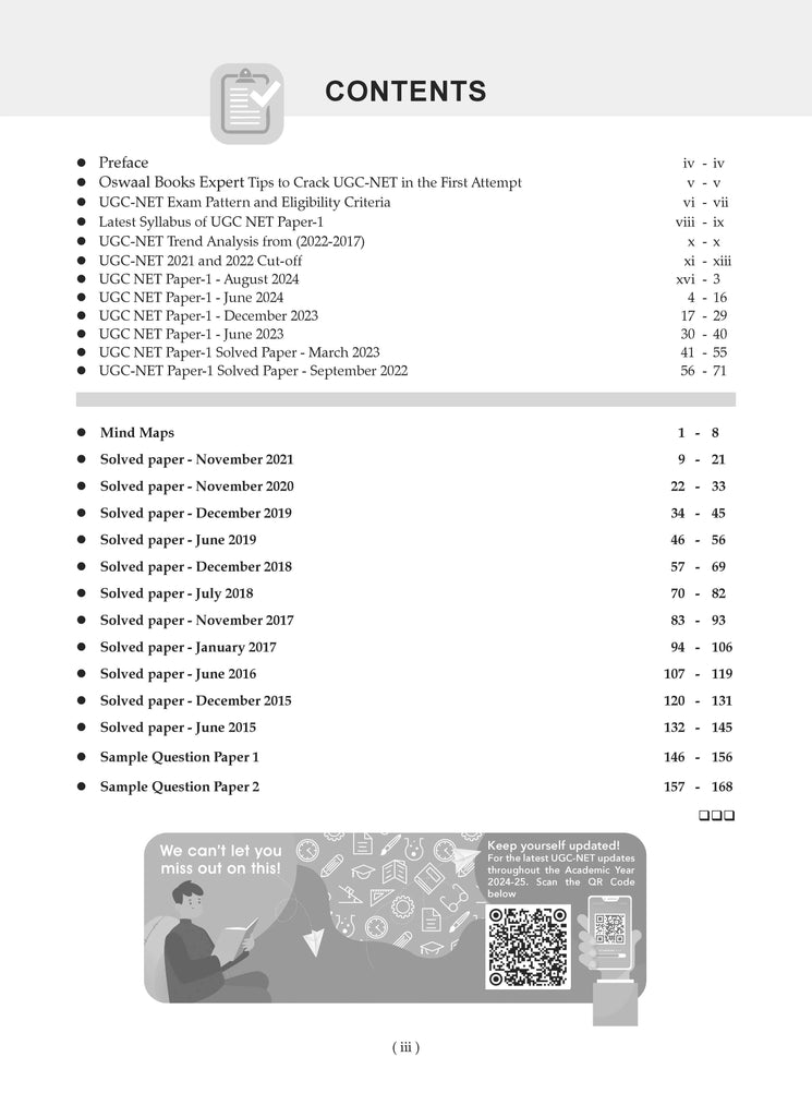 NTA UGC NET / JRF / SET Paper 1 - Year-wise 17 Solved Papers 2015-2024 Teaching & Research Aptitude (Compulsory) (For 2024-25 Exam) Oswaal Books and Learning Private Limited