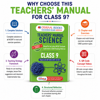 Teachers’ Manual of Science | Standard & Advanced Level | Class 9 | Based on Latest NCERT Textbook Exploration & Reading Material | Aligned with NEP 2020 & NCF-SE 2023 | With Oswaal AI