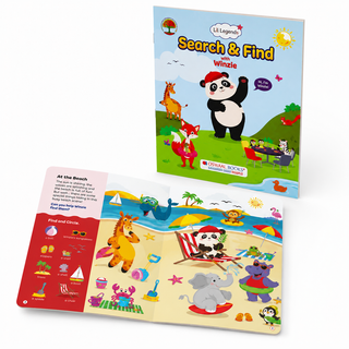Lil Legends Interactive Learning Activity Book Search and Find with Winzie | Picture Puzzles | Builds Observation, Attention to Detail and Focus | For Nursery/LKG/UKG | Age 3-6