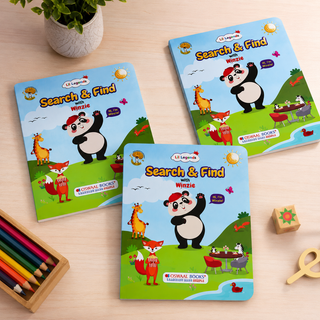 Lil Legends Interactive Learning Activity Book Search and Find with Winzie | Picture Puzzles | Builds Observation, Attention to Detail and Focus | For Nursery/LKG/UKG | Age 3-6