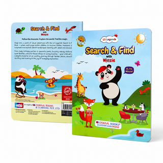 Lil Legends Interactive Learning Activity Book Search and Find with Winzie | Picture Puzzles | Builds Observation, Attention to Detail and Focus | For Nursery/LKG/UKG | Age 3-6