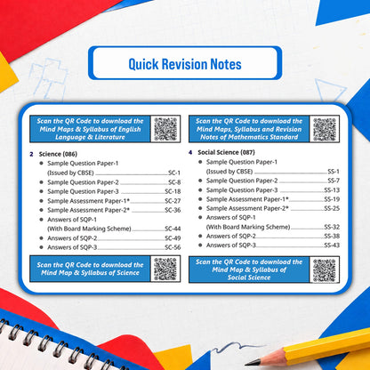 Oswaal CBSE 20 Combined Sample Question Papers Class 10 Board Exam 2026-27 | Science, English, Maths Standard, Social Science | Based on CBSE SQP (21 Sep 2026) | New Question Typologies | Oswaal AI