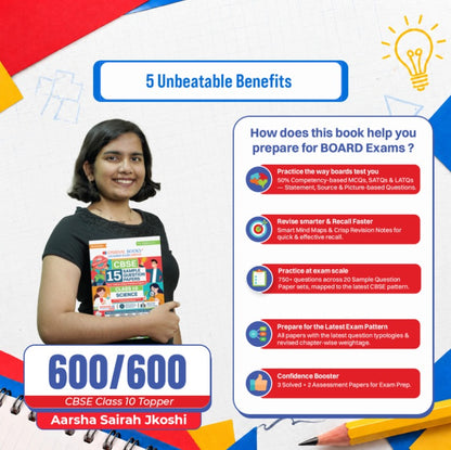 Oswaal CBSE 20 Combined Sample Question Papers Class 10 Board Exam 2026-27 | Science, English, Maths Standard, Social Science | Based on CBSE SQP (21 Sep 2026) | New Question Typologies | Oswaal AI