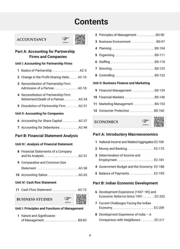 CBSE Competency Focused Questions (with MCQs & Case/Source Based Integrated Questions) | Chapter-wise | Class 12 | Commerce Stream | Accountancy | Business Studies | Economics | Mathematics | For 2025 Exam Oswaal Books and Learning Private Limited