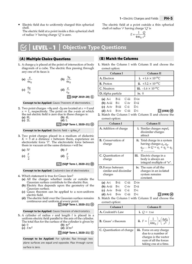 CBSE Competency Focused Questions (with MCQs & Case/Source Based Integrated Questions) | Chapter-wise | Class 12 | Science Stream (PCM) | Physics | Chemistry | Mathematics | For 2025 Exam Oswaal Books and Learning Private Limited