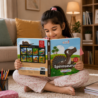 Lil Legends Padded Board Book for Kids | I am a Spinosaurus | Illustrated Dinosaur Book for Toddlers | Durable Early Learning Picture Book | Age 2-5 Years | Padded Cover Edition