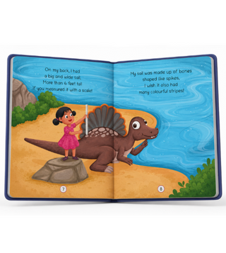 Lil Legends Padded Board Book for Kids | I am a Spinosaurus | Illustrated Dinosaur Book for Toddlers | Durable Early Learning Picture Book | Age 2-5 Years | Padded Cover Edition