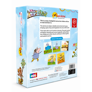 Lil Legends Sunshine Slipcase with 5 Value-based Board Books | Picture Stories for Kids | Enhances Vocabulary, Values, Curiosity, Imagination and Reading Skills | Age 4+