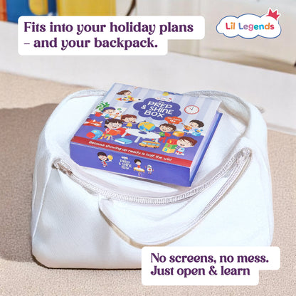 Prep and Shine Box â€“ 7 Fun Learning Books with Free Stationery Kit | Early Learning Kit for School Readiness | Ideal for Kids Ages 4+ - Oswaal Books