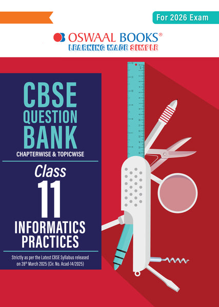 CBSE Question Bank Class 11 Informatics Practices For 2026 Exam