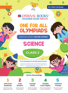 One For All Olympiad Class 2 Science | Previous Years Solved Papers | For 2024-25 Exam