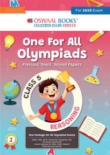 One for All Olympiads Previous Year Solved Papers Class 5 Reasoning For 2025 Exam