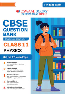 CBSE Question Bank Class 11 Physics, Chapterwise and Topicwise Solved Papers For 2025 Exams