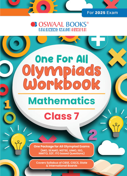 One for All Olympiads Workbook Class 7 Mathematics For 2025 Exam