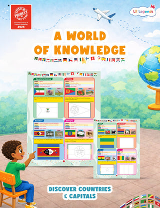 Lil Legends My First Book of Flags for Kids | Illustrated World Flags Picture Book | Builds Knowledge of Countries, Cultures & Visual Learning | Age 4+ Years
