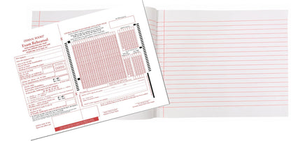 Oswaal CBSE Class 10 Exam Practice Answer Booklet (Pack of 5) | Official Horizontal Format, 22x27.5 cm | 34 Single Line Ruled Pages | Ideal for Class 10 Board Exams & Pre-Boards Preparation