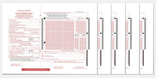 CBSE Class 10 Exam Practice Answer Booklet (Pack of 10) | Official Horizontal Format, 22x27.5 cm | 34 Single Line Ruled Pages | Ideal for Class 10 Board Exams & Pre-Boards Preparation