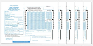 CBSE Class 12 Exam Practice Answer Booklet (Pack of 10) | Official Horizontal Format, 22x27.5 cm | 42 Single Line Ruled Pages | Ideal for Class 12 Board Exams & Pre-Boards Preparation