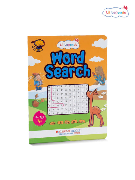 Lil Legends Interactive Learning Book: Word Search Puzzles for Kids Ages 4+ – Fun & Educational for Boosting Vocabulary and Focus
