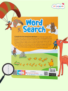 Lil Legends Interactive Learning Book: Word Search Puzzles for Kids Ages 4+ – Fun & Educational for Boosting Vocabulary and Focus