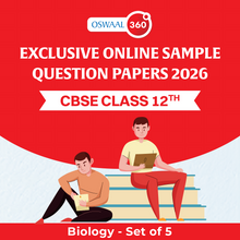 Oswaal Exclusive Online Sample Questions Papers 2026 - CBSE - Class 12th - Biology - Set of 5