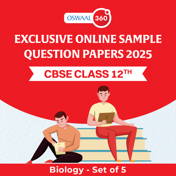 Oswaal Exclusive Online Sample Questions Papers 2025 - CBSE - Class 12th - Biology - Set of 5