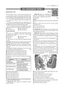 Oswaal Books and Learning Private Limited TRUE Paperback CBSE Question Bank Chapterwise and Topicwise SOLVED PAPERS Class 12 Political Science For Exam 2026