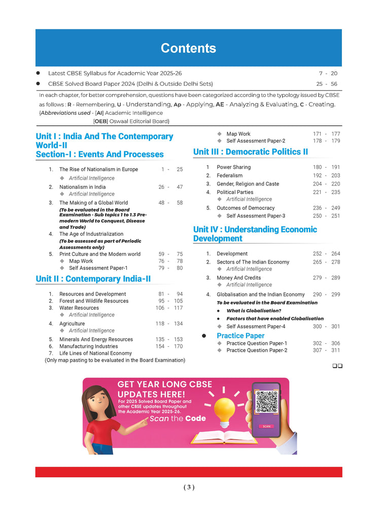 Oswaal Books and Learning Private Limited TRUE Product Bundle CBSE Question Bank Class 10 Set of 4 Books | English | Maths Standard | Science | Social Science | Chapterwise & Topicwise Solved Papers | For 2026 Board Exams