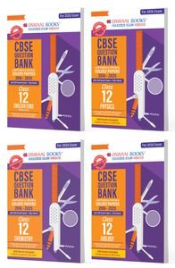 CBSE Question Bank Class 12 Set of 4 Books | English Core | Physics | Chemistry | Biology | Chapterwise & Topicwise Solved Papers | For 2026 Board Exams