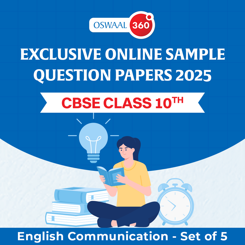 Oswaal Exclusive Online Sample Question Papers 2025 - CBSE - Class 10th - English Communication - Set of 5