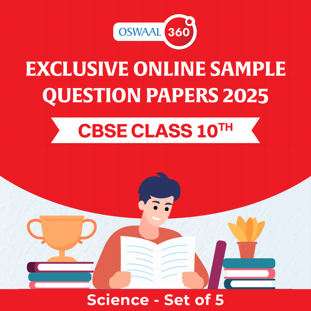 Oswaal Exclusive Online Sample Question Papers 2025 - CBSE - Class 10th - Science - Set of 5