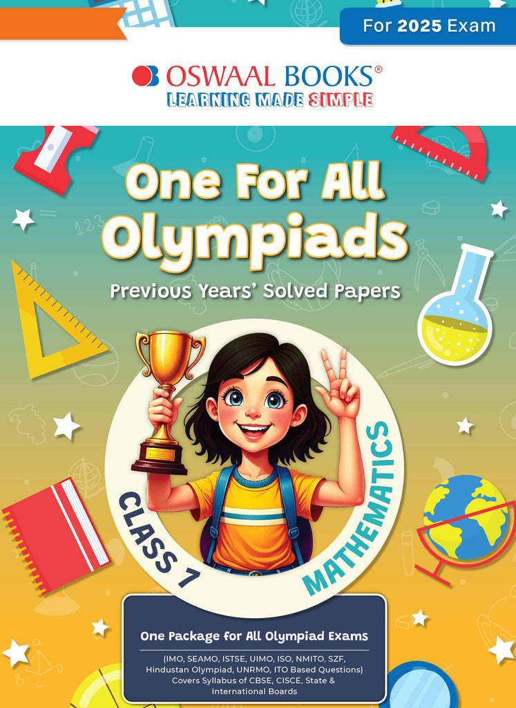 One for All Olympiads Previous Year Solved Papers Class 7 Mathematics For 2025 Exam