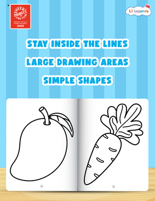 Crayon Colouring Vol. 1 | Developmental Art & Motor Skills Resource