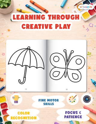 Crayon Colouring Vol. 1 | Developmental Art & Motor Skills Resource