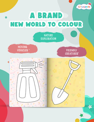 Crayon Colouring Vol. 2 | Early Childhood Art & Coordination Resource