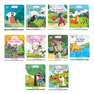 Lil Legends Moral Stories for Kids Age 2+ Years - Set of 10 Illustrated Story Books | Short English Bedtime Stories with Colourful Pictures | Picture Books for Early Readers