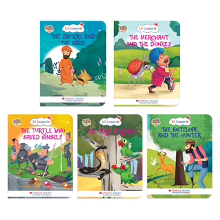 Lil Legends Illustrated Moral Stories for Kids Age 2+ Years - Set 2 of 5 Story Books | Short English Bedtime Stories with Colourful Pictures | Picture Books for Early Readers