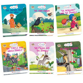 Lil Legends Moral Stories for Kids Age 2+ Years - Set of 10 Illustrated Story Books | Short English Bedtime Stories with Colourful Pictures | Picture Books for Early Readers