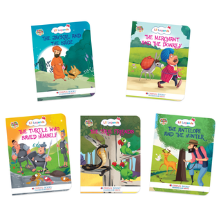 Lil Legends Illustrated Moral Stories for Kids Age 2+ Years - Set 2 of 5 Story Books | Short English Bedtime Stories with Colourful Pictures | Picture Books for Early Readers