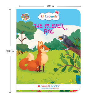 Lil Legends Moral Story Books for Kids Age 2+ Years - The Clever Fox | Short English Bedtime Stories with Colourful Illustrations | Picture Book for Early Readers