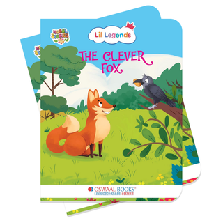 Lil Legends Moral Story Books for Kids Age 2+ Years - The Clever Fox | Short English Bedtime Stories with Colourful Illustrations | Picture Book for Early Readers