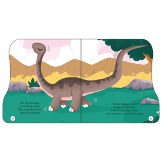 Lil Legends Dino Shaped Board Book for Kids | I am a Diplodocus | Illustrated Dinosaur Story Book | Early Learning Picture Book | Age 2-5 Years | Board Book | Durable Edition