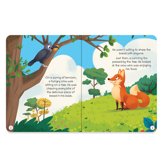 Lil Legends Moral Story Books for Kids Age 2+ Years - The Clever Fox | Short English Bedtime Stories with Colourful Illustrations | Picture Book for Early Readers