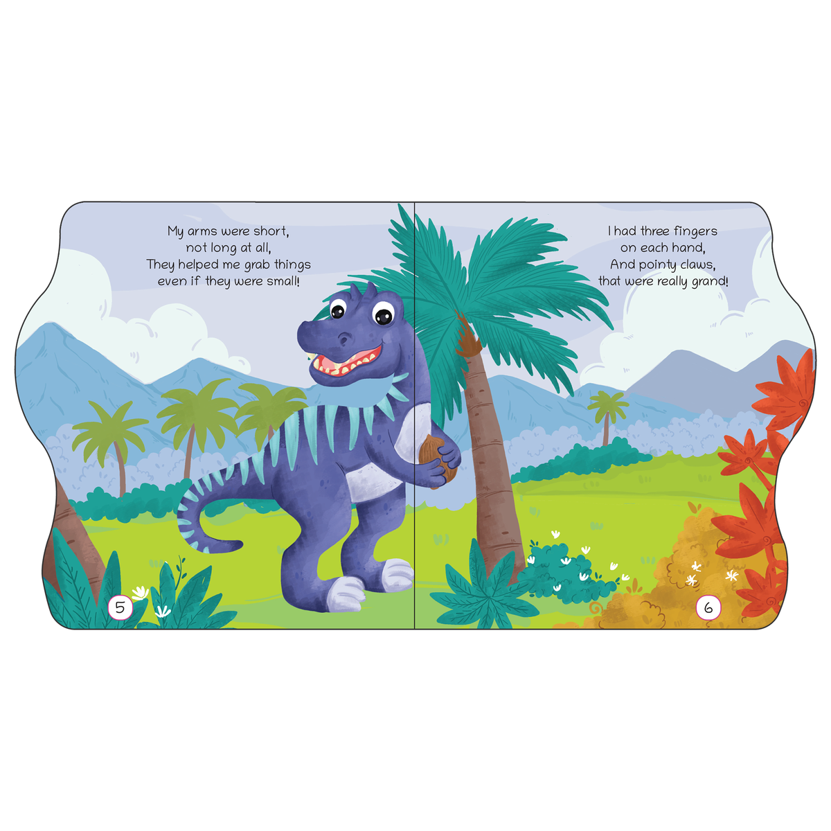 Lil Legends Dino Shaped Board Book for Kids | I am an Allosaurus | Illustrated Dinosaur Story Book | Early Learning Picture Book | Age 2-5 Years | Board Book | Durable Edition
