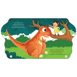 Lil Legends Dino Shaped Board Book for Kids | I am a Carnotaurus | Illustrated Dinosaur Story Book | Early Learning Picture Book | Age 2-5 Years | Board Book | Durable Edition