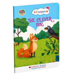 Lil Legends Moral Story Books for Kids Age 2+ Years - The Clever Fox | Short English Bedtime Stories with Colourful Illustrations | Picture Book for Early Readers